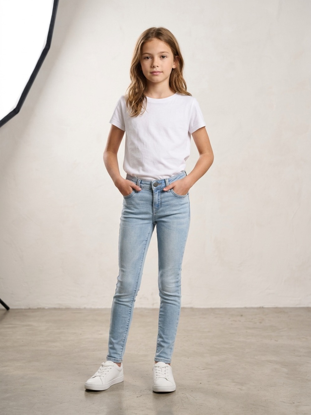 GAP Girls' Light Blue Skinny Jeans